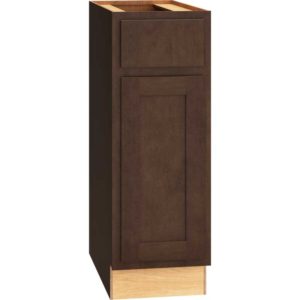 12″ BASE CABINET WITH SINGLE DOOR IN CLASSIC BARK