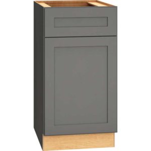 B18 - Base Cabinet with Single Door in Omni Graphite