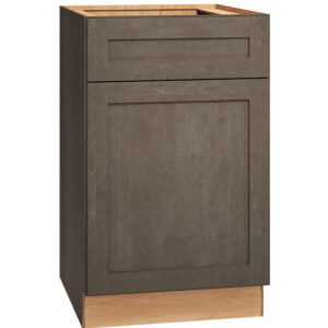 21″ BASE CABINET WITH SINGLE DOOR IN OMNI BEACHWOOD