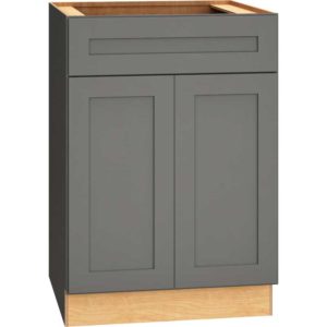B24 - Base Cabinet with Double Doors in Omni Graphite