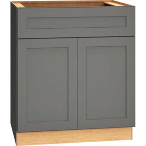 B30 - Base Cabinet with Double Doors in Omni Graphite