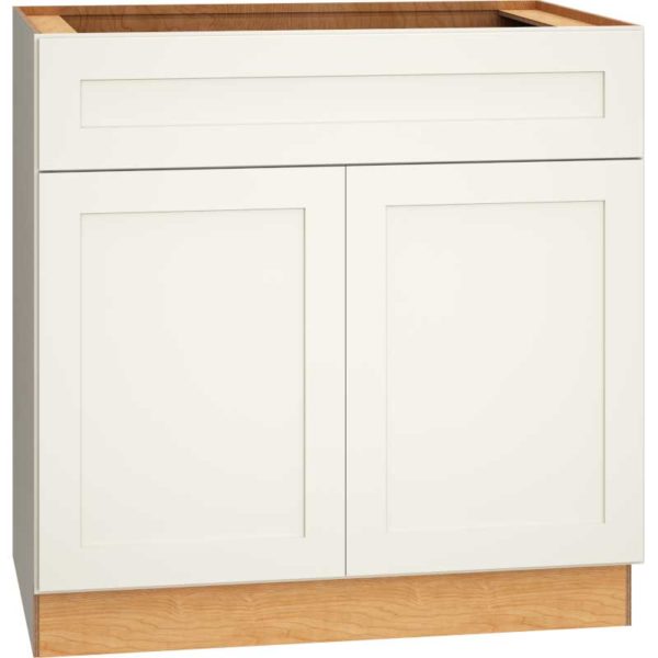 B36 - Base Cabinet with Double Doors in Omni Snow