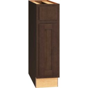 9″ BASE CABINET WITH SINGLE DOOR IN CLASSIC BARK