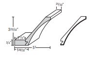COVECROWN8 - CROWN MOULDING, COVE CROWN
