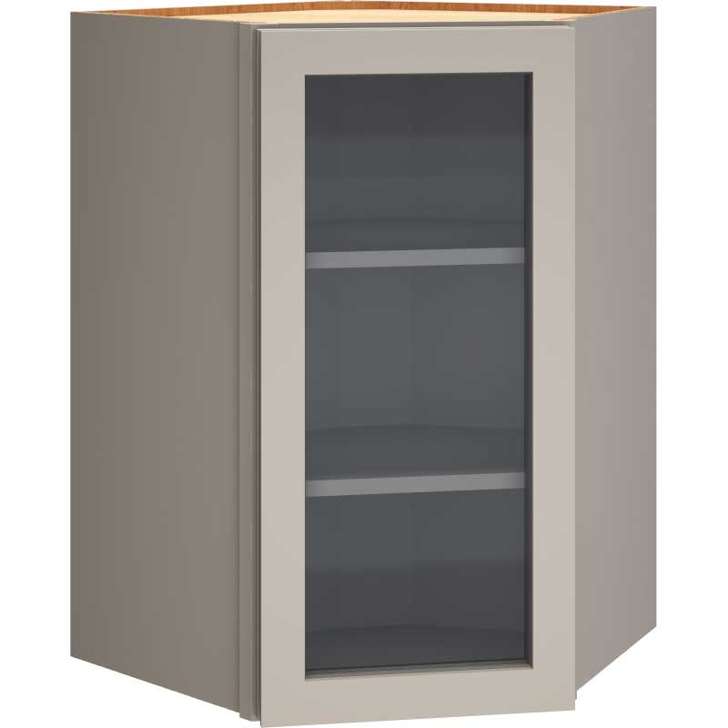 DWCG3624 - Cut-for-Glass Diagonal Wall Cabinet in Omni Mineral