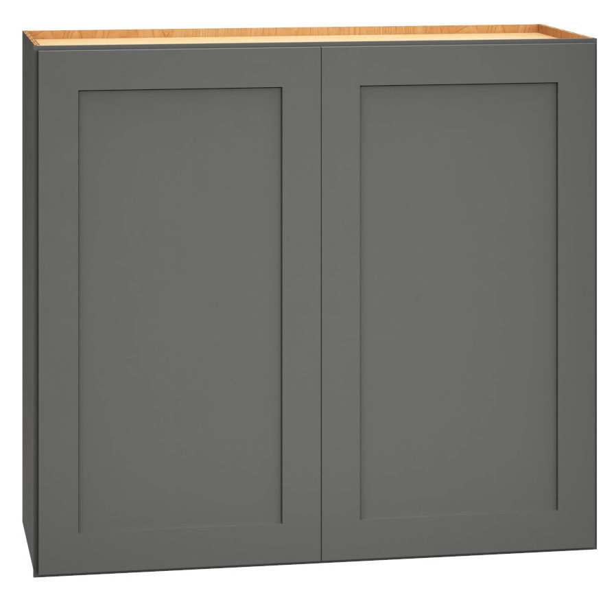 W3330 - Wall Cabinet with Double Doors in Omni Graphite