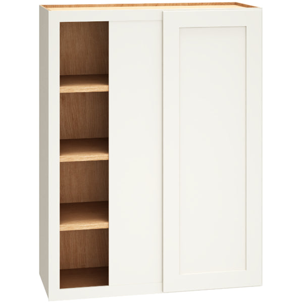 WC3039 - Corner Wall Cabinet with Single Door in Omni Snow