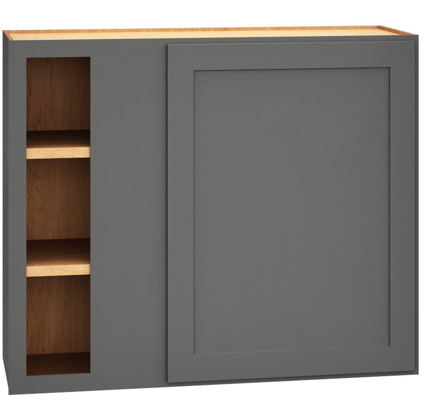 WC3630 - Corner Wall Cabinet with Single Door in Omni Graphite