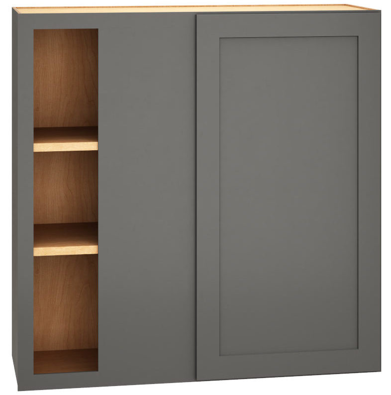 WC3636 - Corner Wall Cabinet with Single Door in Omni Graphite