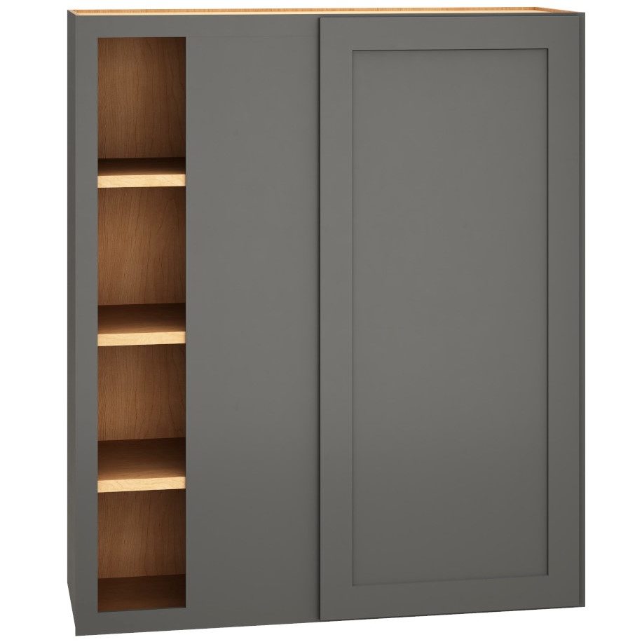 WC3642 - Corner Wall Cabinet with Single Door in Omni Graphite
