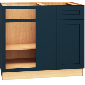 BC42 - Corner Base Cabinet with Single Door in Omni Admiral