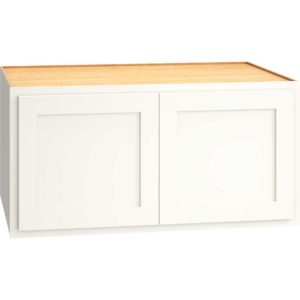 36″ X 18″ X 24″ WALL CABINET WITH DOUBLE DOORS IN CLASSIC SNOW