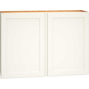 42″ X 30″ WALL CABINET WITH DOUBLE DOORS IN OMNI SNOW
