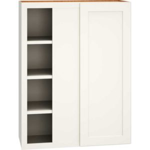 30″ X 39″ CORNER WALL CABINET WITH SINGLE DOOR IN OMNI SNOW