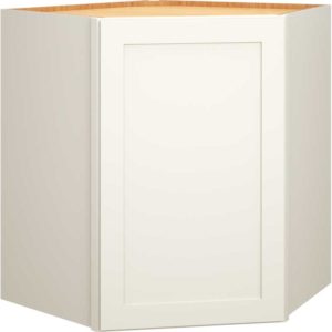 30″ DIAGONAL WALL CABINET IN OMNI SNOW