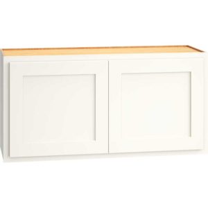 W3618 - WALL CABINET WITH DOUBLE DOORS IN CLASSIC SNOW