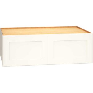 36″ X 12″ X 24″ WALL CABINET WITH DOUBLE DOORS IN OMNI SNOW
