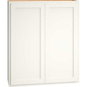 W3642 - WALL CABINET WITH DOUBLE DOORS IN CLASSIC SNOW