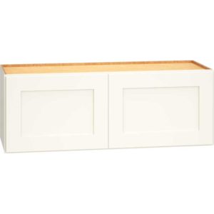 33″ X 12″ WALL CABINET WITH DOUBLE DOORS IN OMNI SNOW