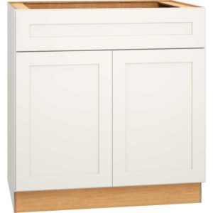33″ SINK BASE CABINET IN OMNI SNOW
