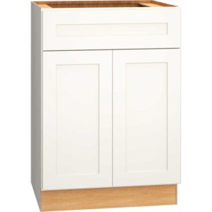 VSB24 - VANITY SINK BASE CABINET IN OMNI SNOW