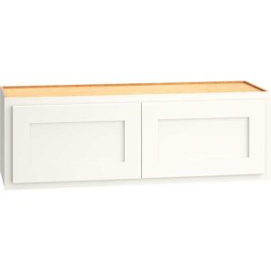 W3612 - WALL CABINET WITH DOUBLE DOORS IN CLASSIC SNOW