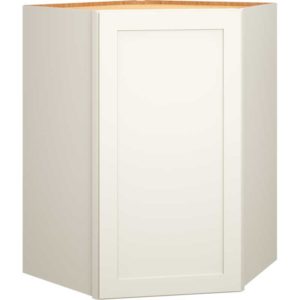 36″ DIAGONAL WALL CABINET IN OMNI SNOW