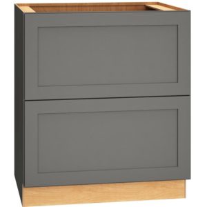 2DB30 - Base Cabinet with 2 Drawers in Omni Graphite