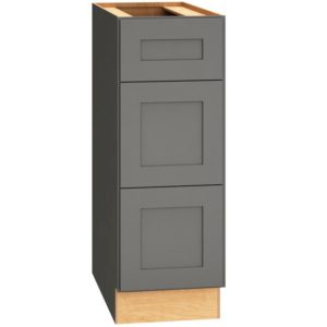 3DB12 - Base Cabinet with 3 Drawers in Omni Graphite