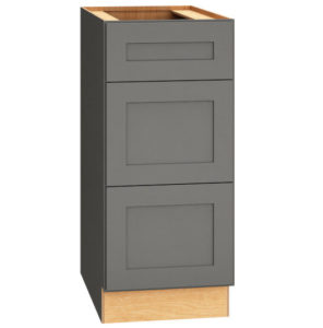 3DB15 - Base Cabinet with 3 Drawers in Omni Graphite