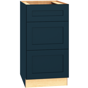 3DB18 - Base Cabinet with 3 Drawers in Omni Admiral