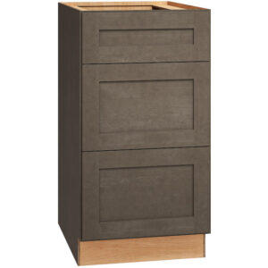 3DB18 - Base Cabinet with 3 Drawers in Omni Beachwood