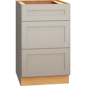 3DB21 - Base Cabinet with 3 Drawers in Omni Mineral