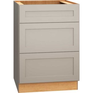 3DB24 - Base Cabinet with 3 Drawers in Omni Mineral