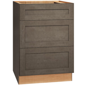 3DB24 - Base Cabinet with 3 Drawers in Omni Beachwood