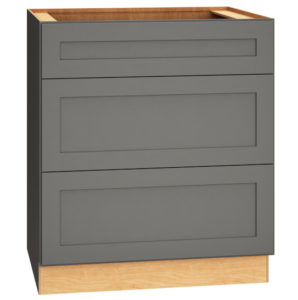 3DB30 - Base Cabinet with 3 Drawers in Omni Graphite