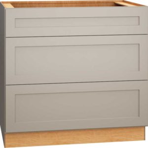 3DB36 - Base Cabinet with 3 Drawers in Omni Mineral