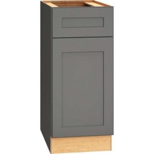 15″ BASE CABINET WITH SINGLE DOOR IN OMNI GRAPHITE