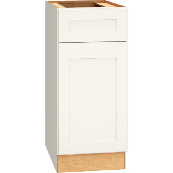 15″ BASE CABINET WITH SINGLE DOOR IN OMNI SNOW