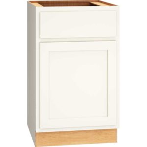 21″ BASE CABINET WITH SINGLE DOOR IN CLASSIC SNOW