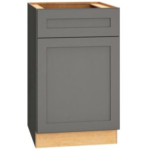 21″ BASE CABINET WITH SINGLE DOOR IN OMNI GRAPHITE