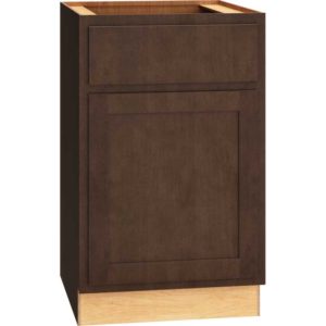 21″ BASE CABINET WITH SINGLE DOOR IN CLASSIC BARK