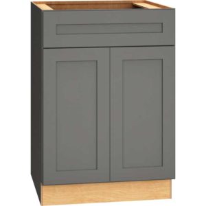 24″ BASE CABINET WITH DOUBLE DOORS IN OMNI GRAPHITE