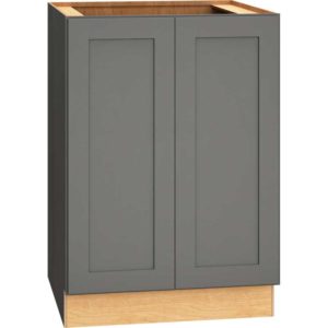 B24FH - Full Height Base Cabinet with Double Doors in Omni Graphite