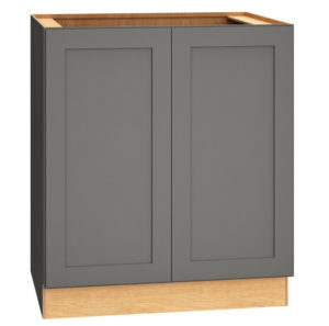 B30FH - Full Height Base Cabinet with Double Doors in Omni Graphite