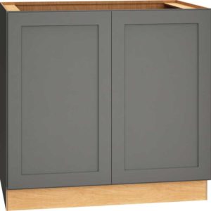 B36FH - Full Height Base Cabinet with Double Door in Omni Graphite