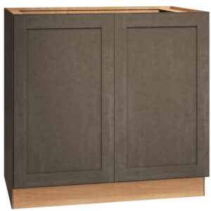 B36FH - Full Height Base Cabinet with Double Door in Omni Beachwood