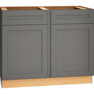 42″ BASE CABINET WITH DOUBLE DOORS IN OMNI GRAPHITE