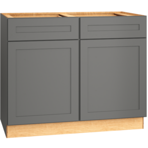 B42 - Base Cabinet with Double Doors in Omni Graphite