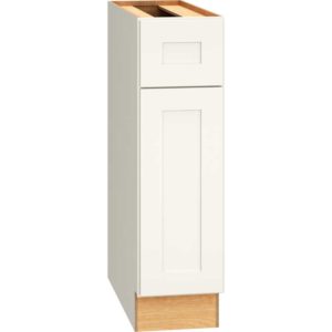 B9 -  BASE CABINET WITH SINGLE DOOR IN OMNI SNOW